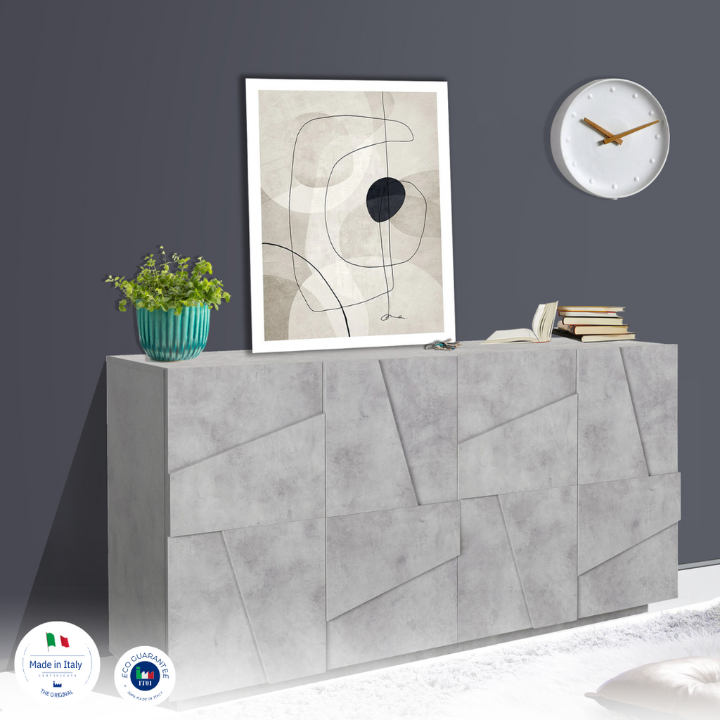 Credenza PING 160 cm 4 ante battenti - Milano 7 Arte e Design