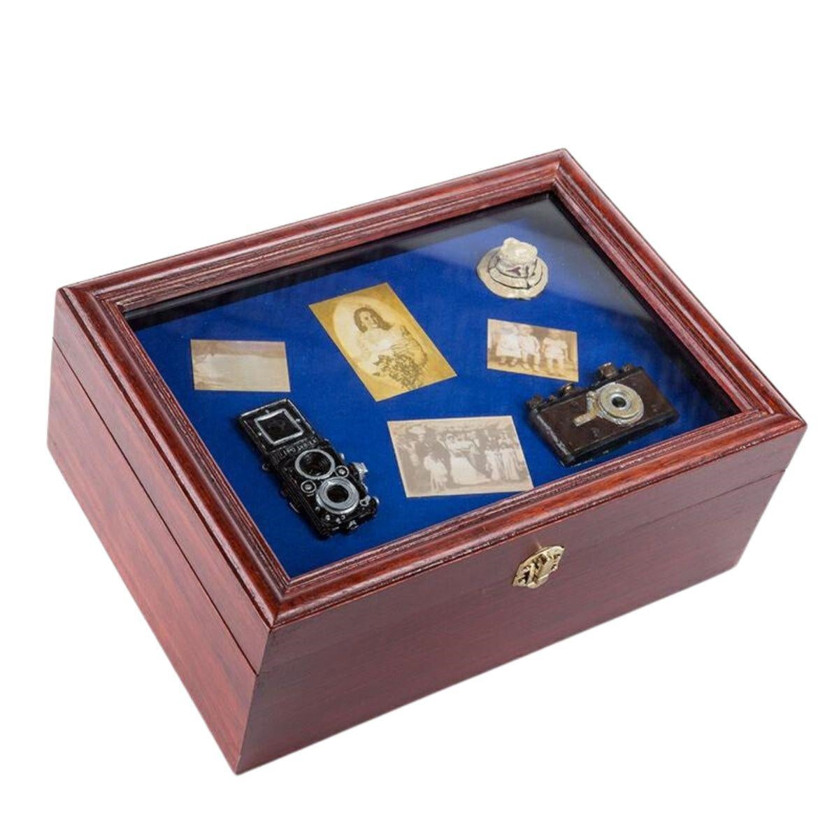 SCATOLA CON COMPARTO FOTOGRAFICO 32X23