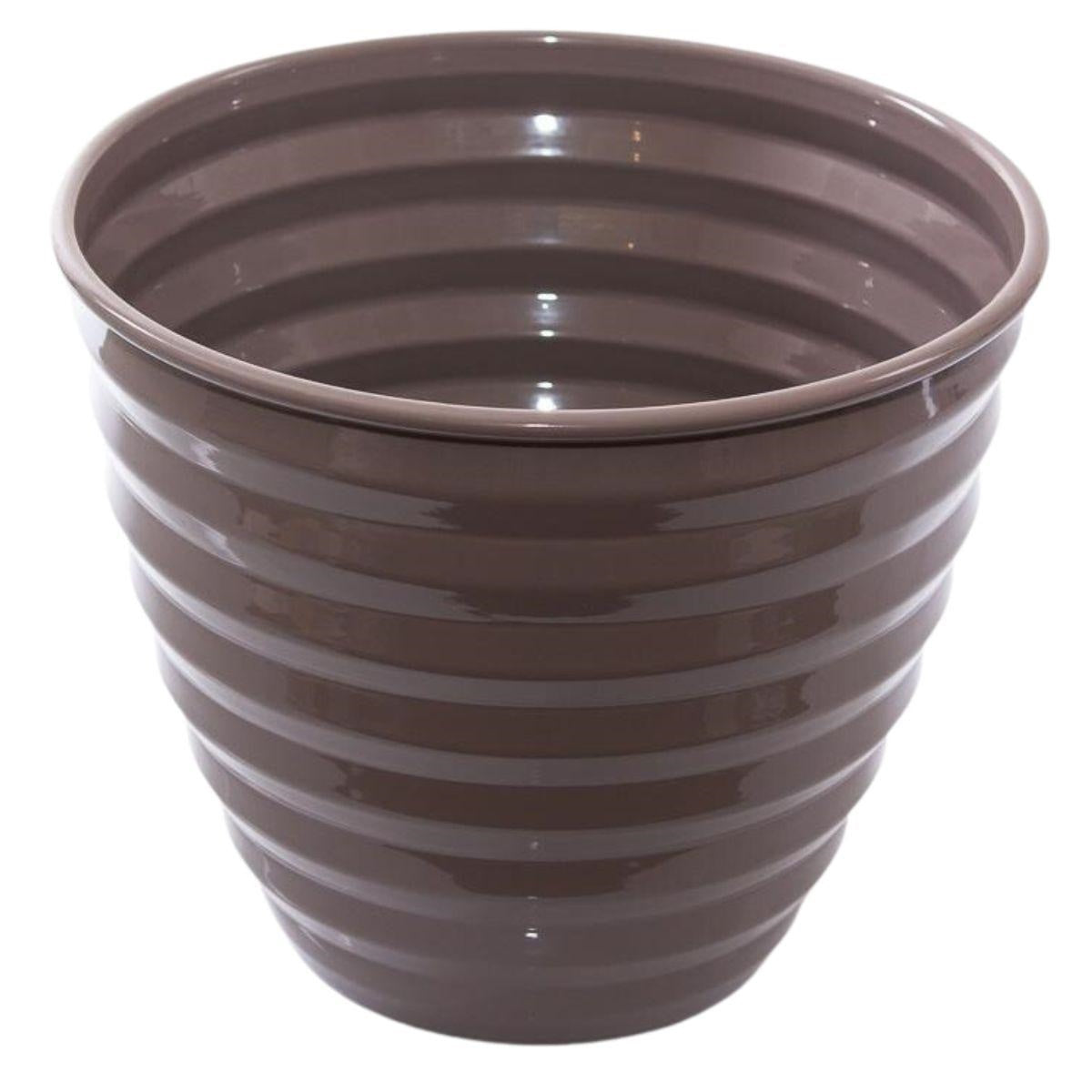 Vaso in latta marrone Ø26H22