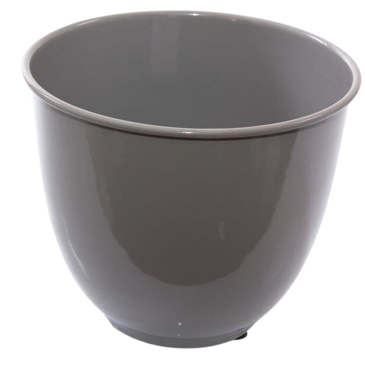 Vaso in latta grigio Ø22H19 - Milano 7 Arte e Design