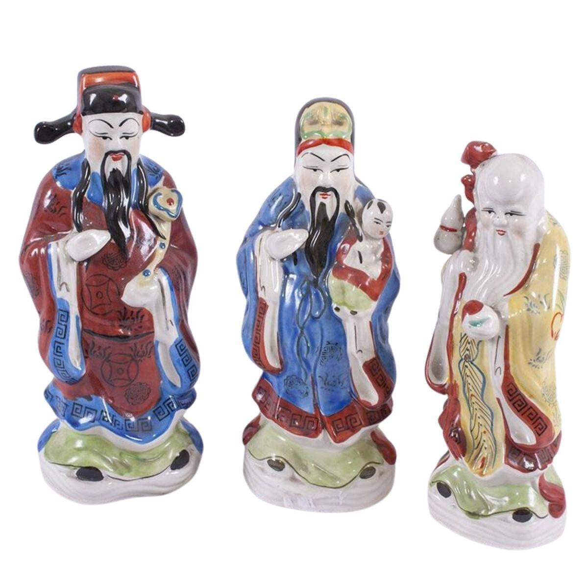 TRE SAGGI CERAMICA H26-28CM S3 P-50 MADE IN VIETNAM - Milano 7 Arte e Design