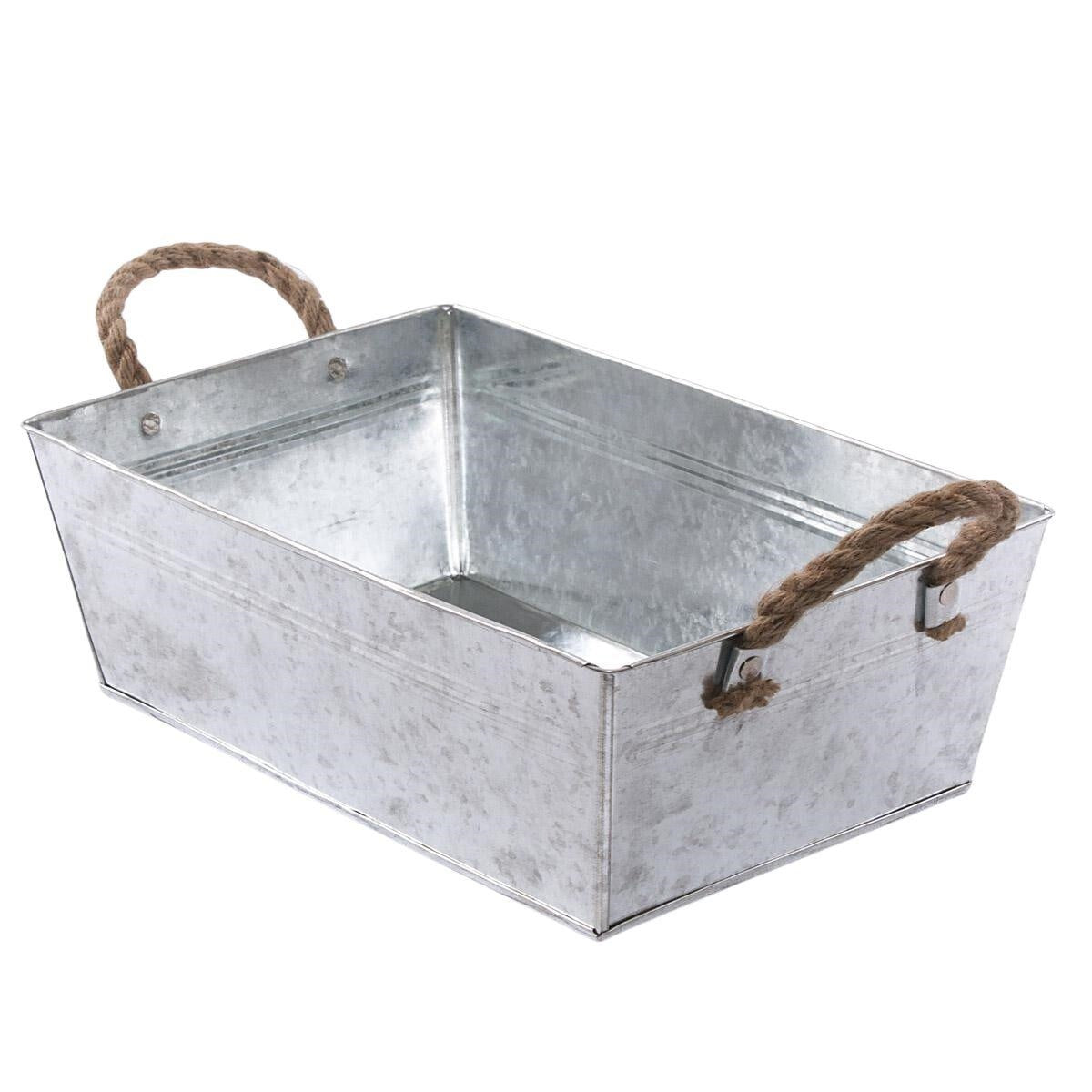 Vaschetta in latta zinco 35X23H12