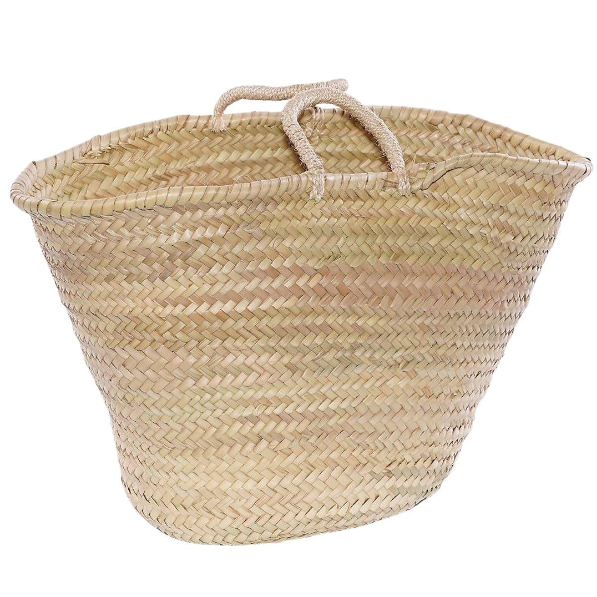 Borsa in palma e manici in sisal 59H29