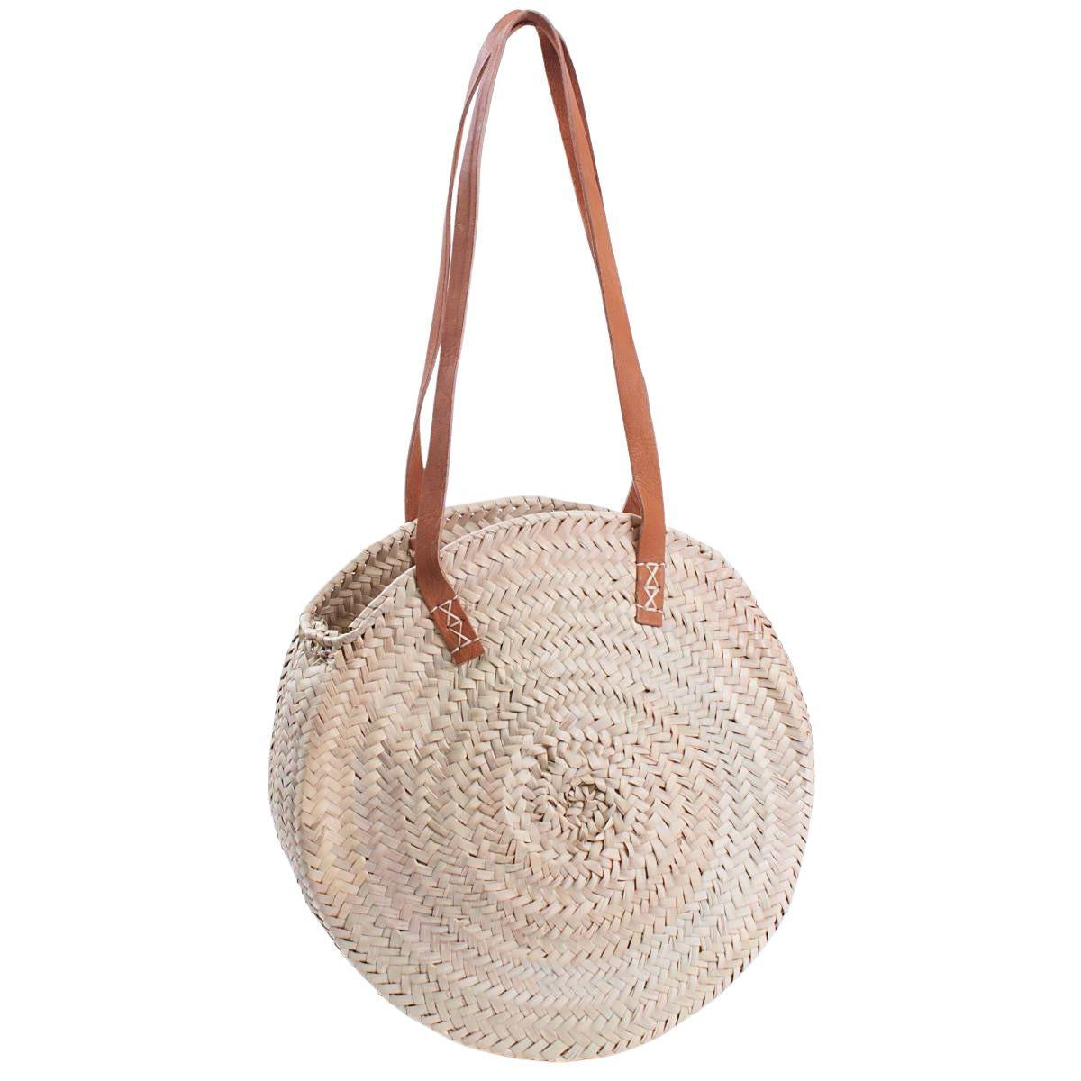 Borsa rotonda in palma Ø35