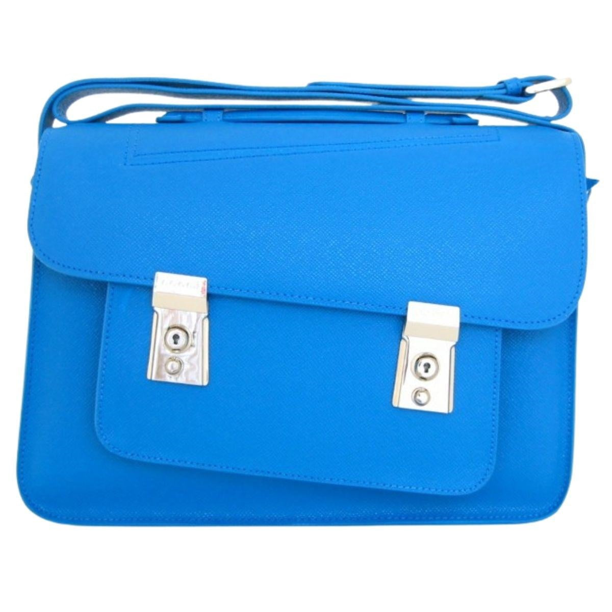 Cartella azzurra "Ester" 36x10H26 - Milano 7 Arte e Design