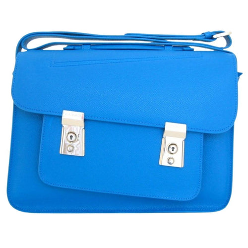 Cartella azzurra "Ester" 36x10H26 - Milano 7 Arte e Design