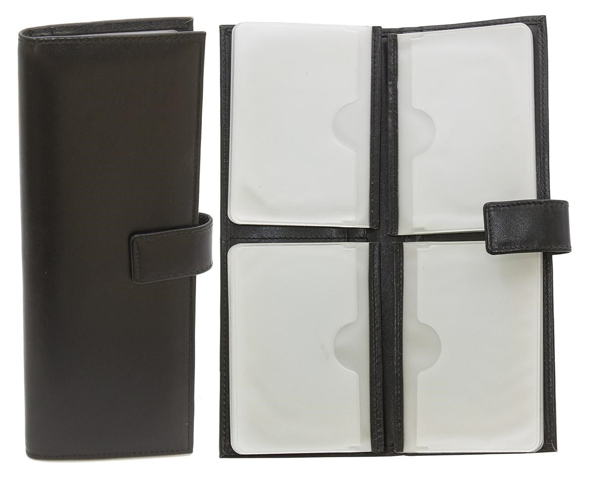 Portacarte nero 8x21