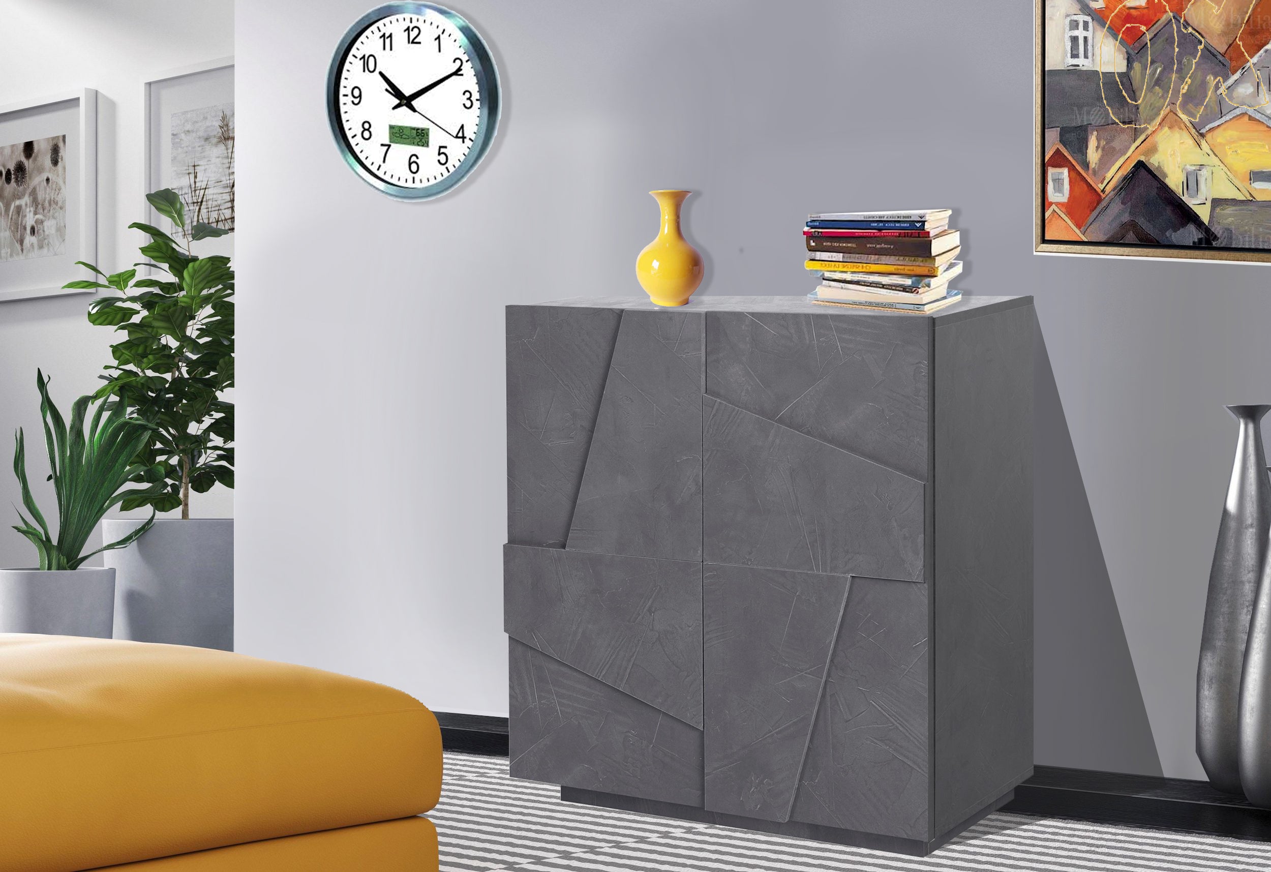 Credenza PING 80 cm 2 ante battenti - Milano 7 Arte e Design