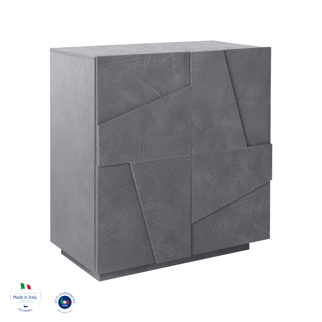 Credenza PING 80 cm 2 ante battenti - Milano 7 Arte e Design