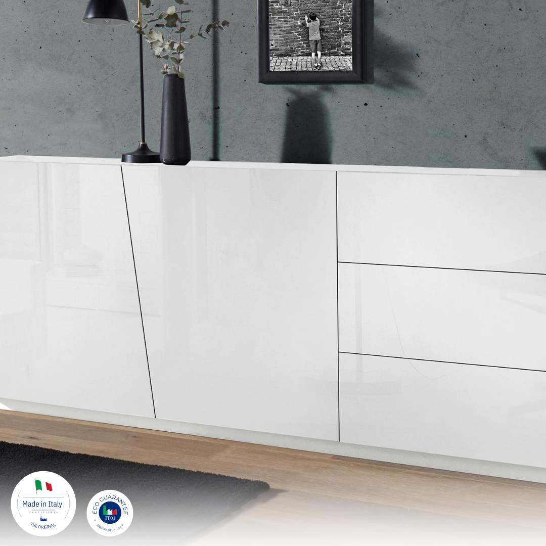 Credenza VEGA 180 cm 2 ante + 3 cassetti