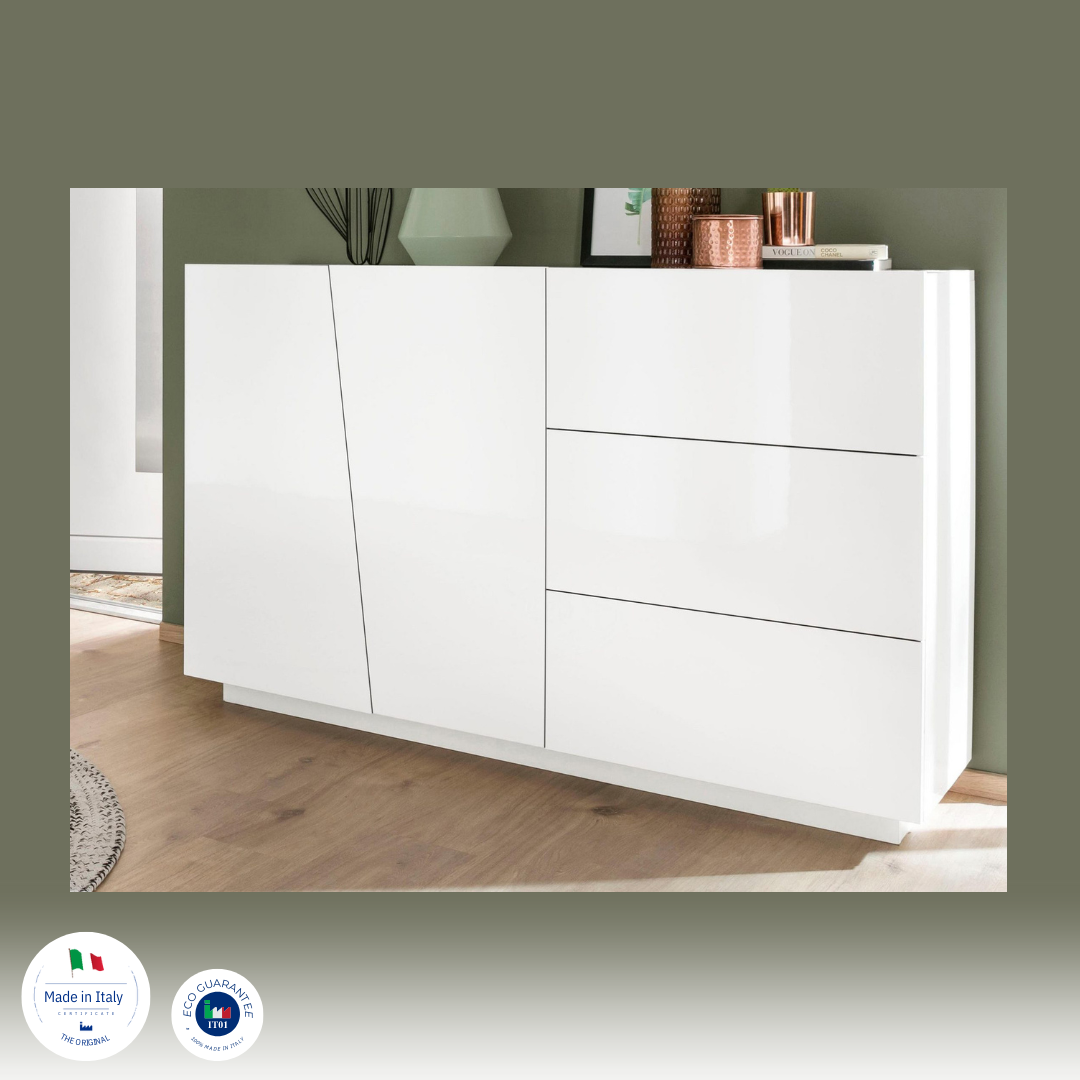 Credenza VEGA 140 cm 2 ante + 3 cassetti