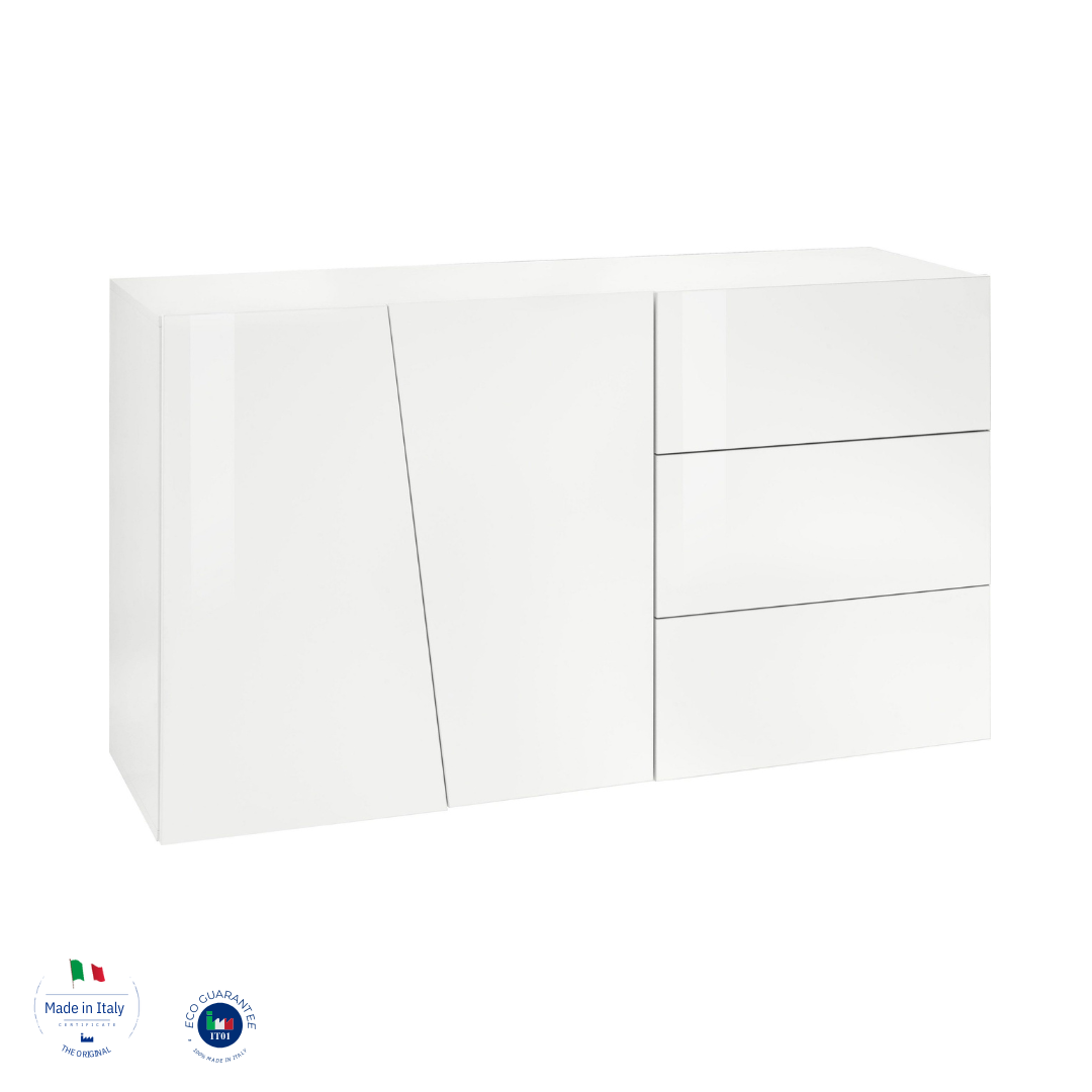 Credenza VEGA 140 cm 2 ante + 3 cassetti