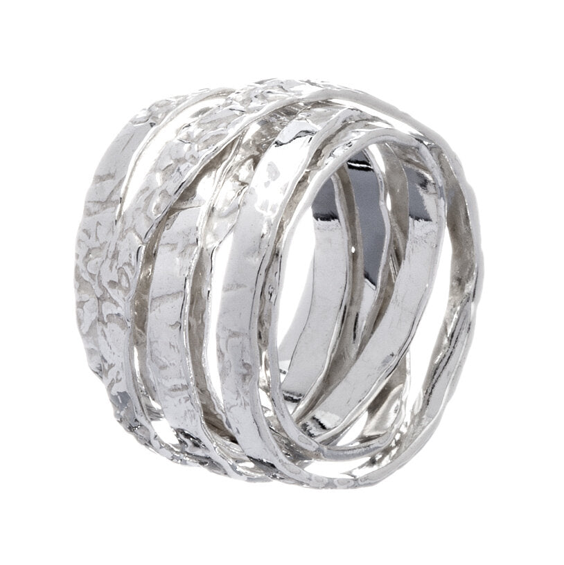 AT318 - ANELLO IN ARGENTO 925‰ NATURALE - Milano 7 Arte e Design