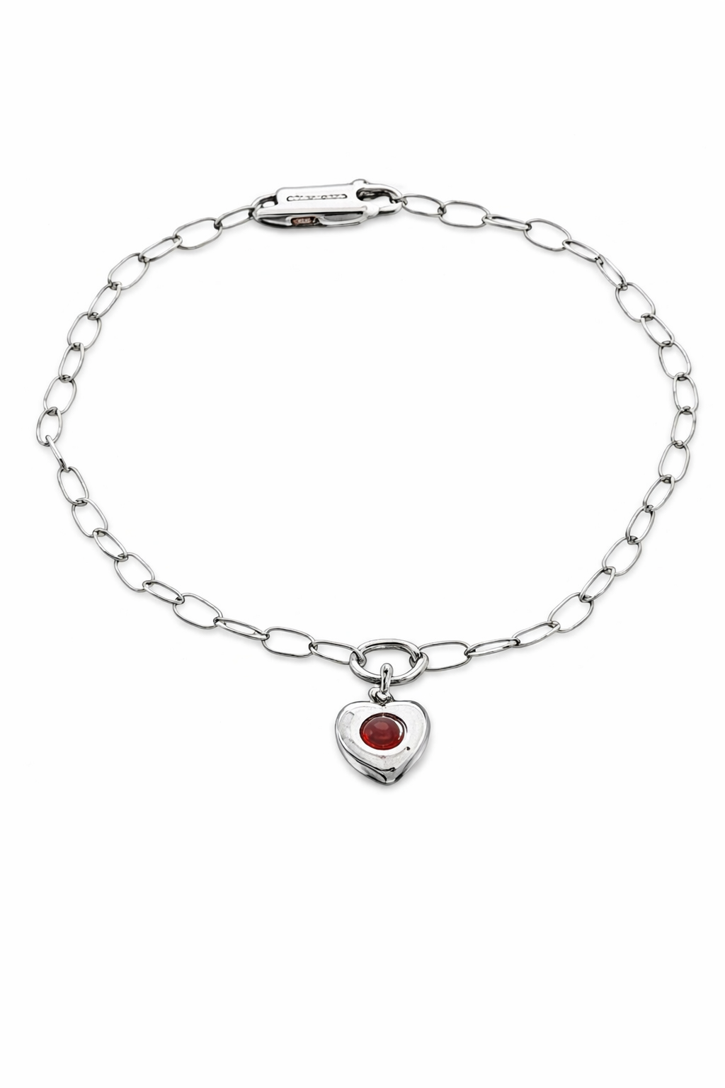 Bracciale in argento con piccolo cuore - Milano 7 Arte e Design