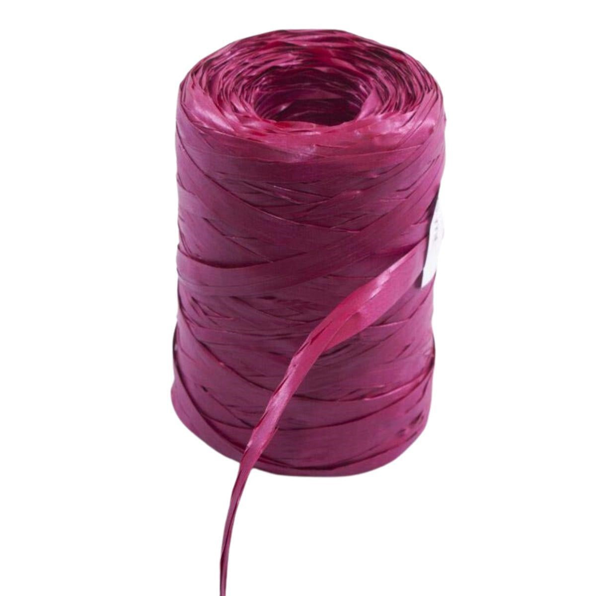 Rocchetto in rafia sintetica ciliegia 200 mt