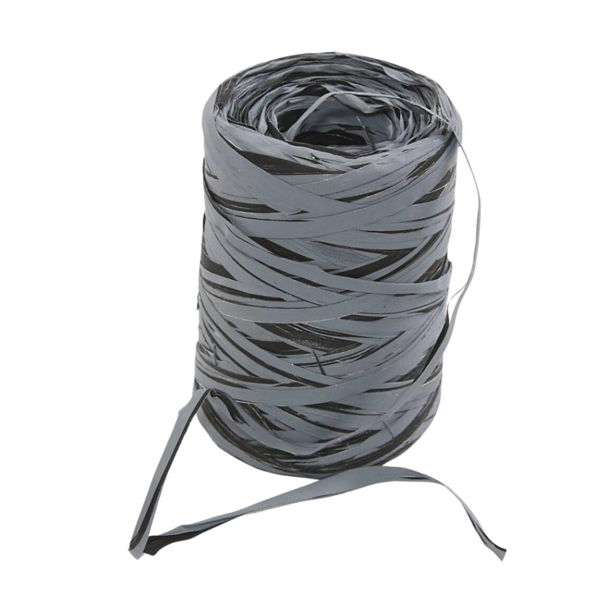 Rocchetto in rafia sintetica nera 200 mt - Milano 7 Arte e Design