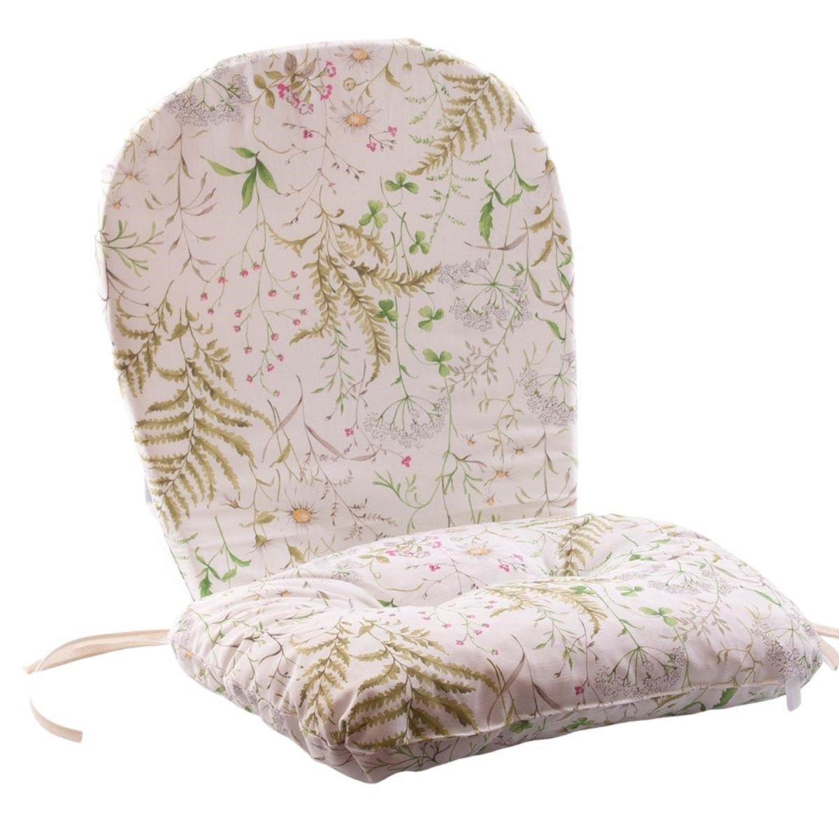 Cuscino in cotone floreale "Sole" 48H95 - Milano 7 Arte e Design