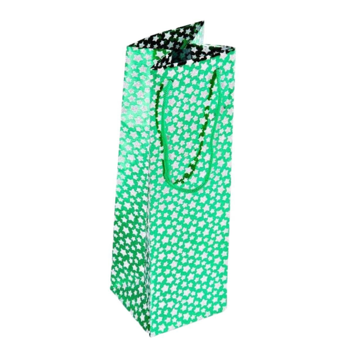 Shopper in carta verde 10x10H30 in confezione da 6 - Milano 7 Arte e Design