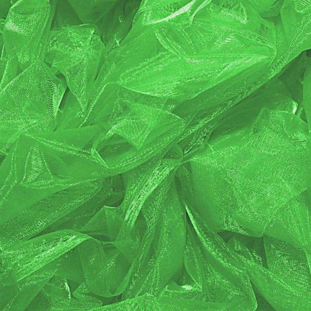 Telo in organza verde 150X300 - Milano 7 Arte e Design