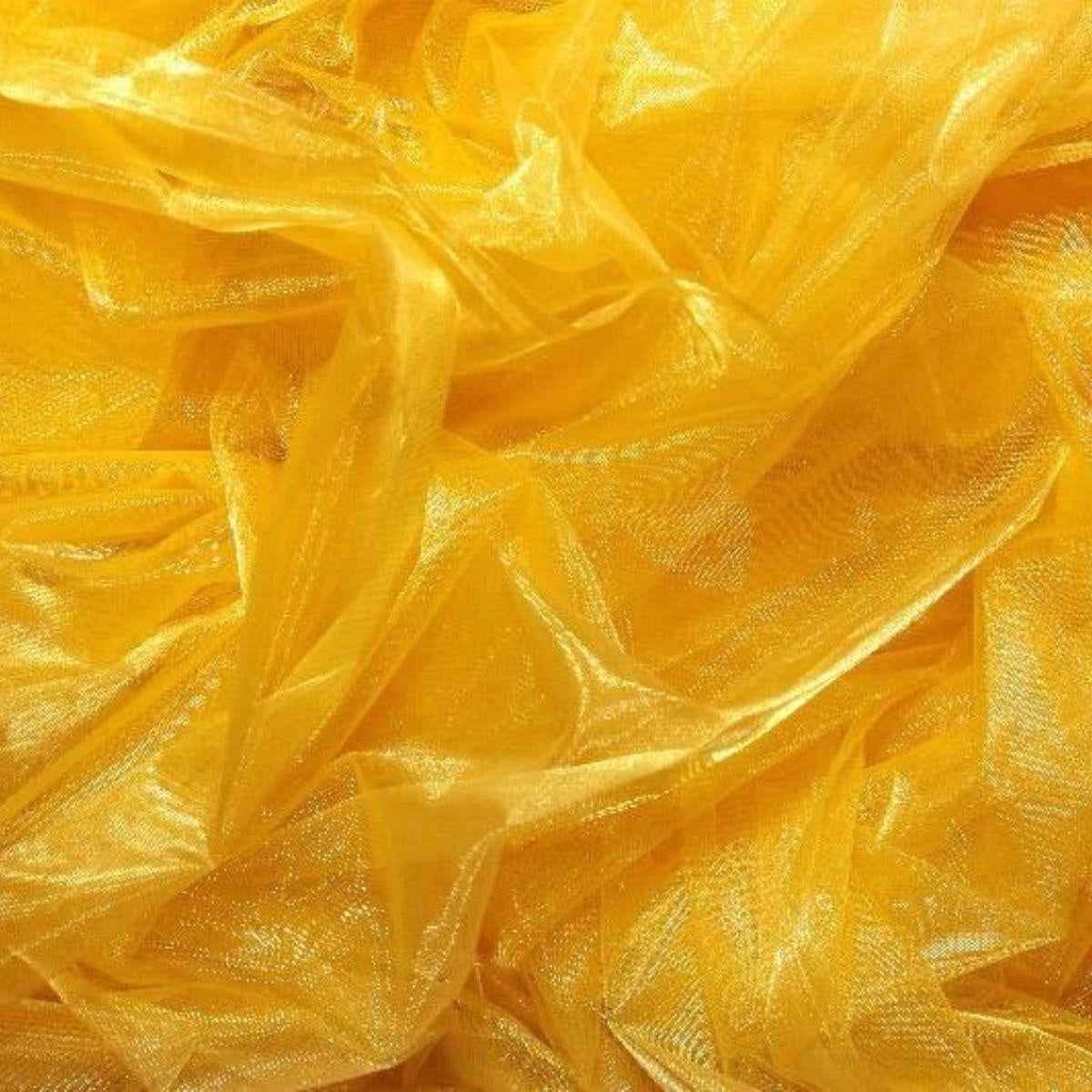 Telo in organza giallo 150X300 - Milano 7 Arte e Design