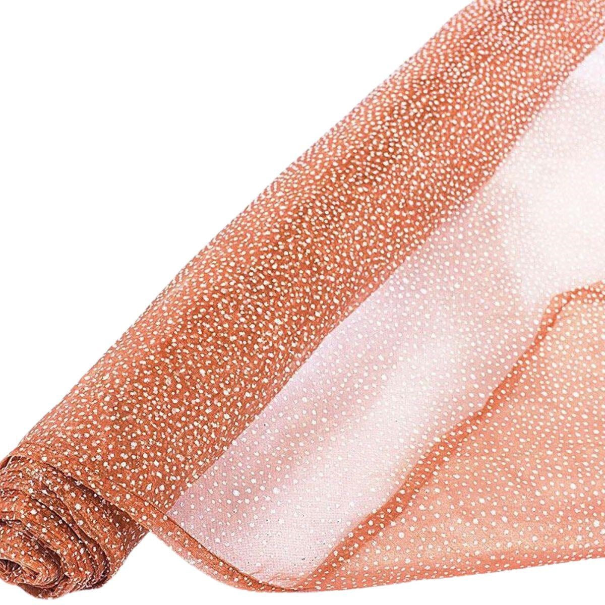 Rotolo in tessuto mimosa rame 9 mt