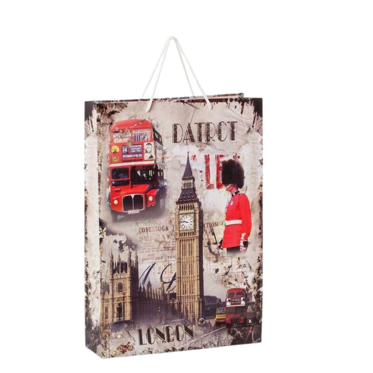 Shopper London 32.5X10H47 in confezione da 5 - Milano 7 Arte e Design