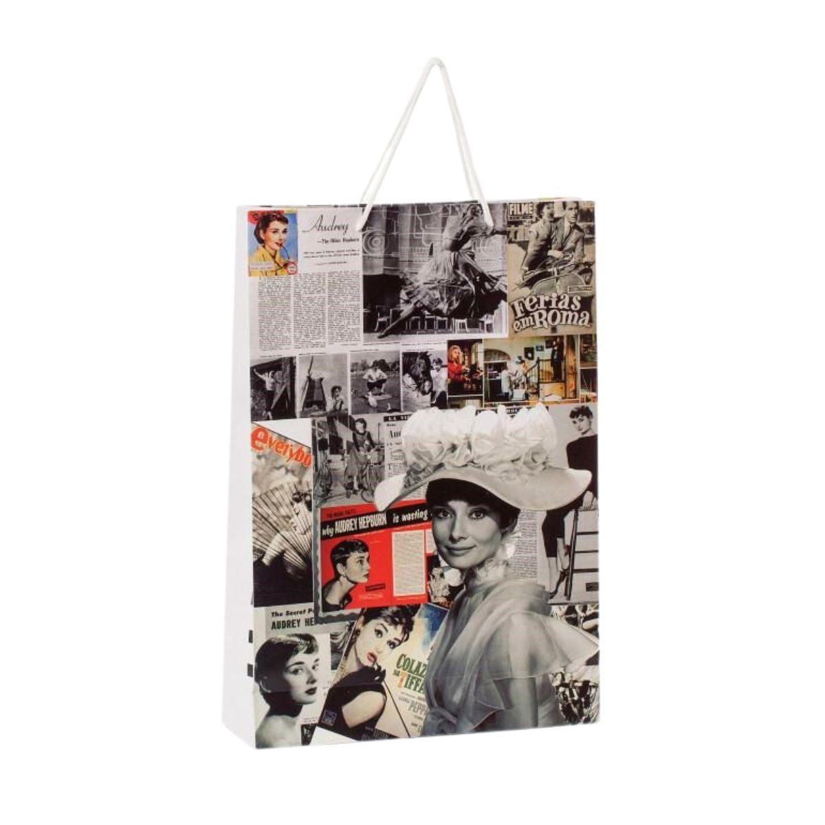 Shopper Audrey in confezione da 5 32,5X10H47 - Milano 7 Arte e Design