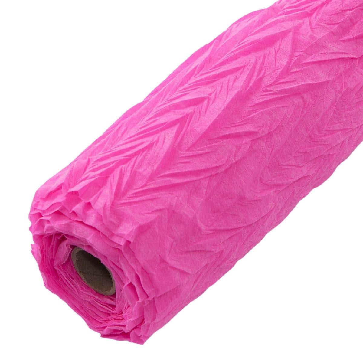 Bobina fucsia in tessuto non tessuto a onde 50x4,5 mt