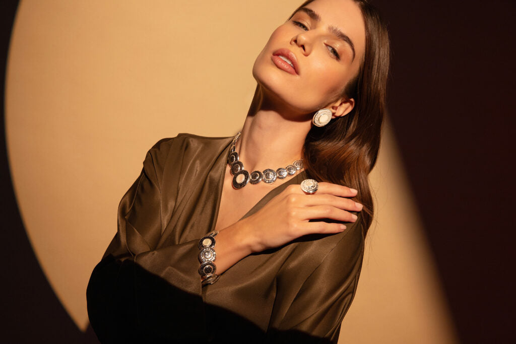 MPOR7799 - ORECCHINI IN ARGENTO 925‰ NATURALE E PIETRE - Milano 7 Arte e Design