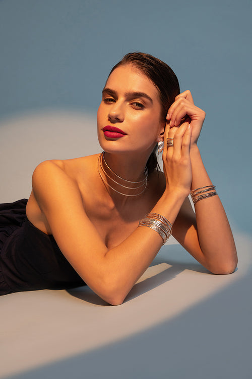 Bracciale in Argento naturale collezione Sensi - Milano 7 Arte e Design