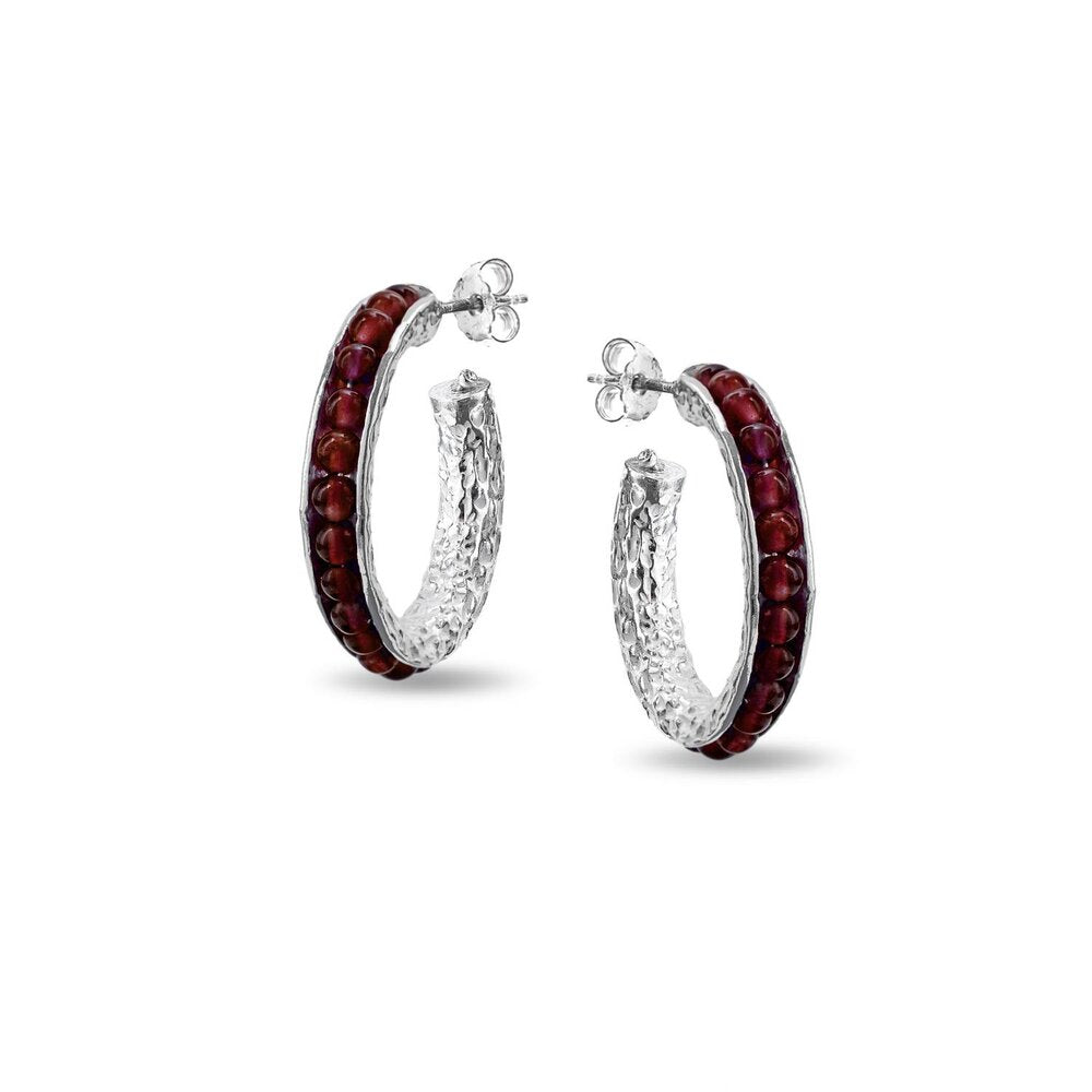 MPOR7782-ORECCHINI IN ARGENTO 925% NATURALE E PIETRE - Milano 7 Arte e Design