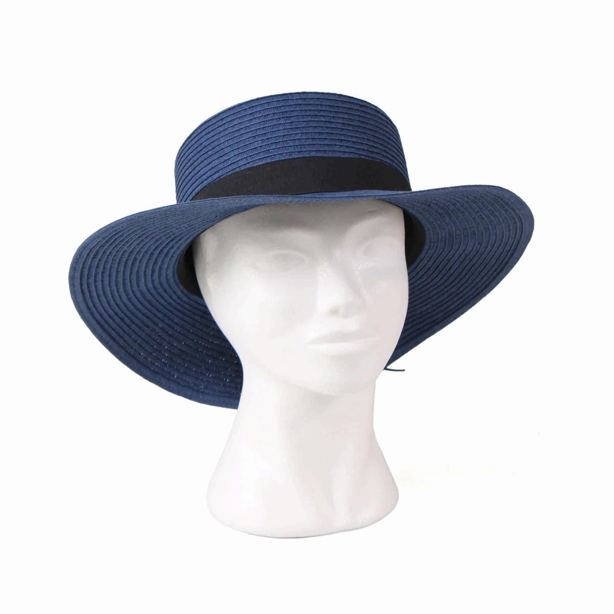 CAPPELLO BLU 100% CELLULOSA TESSILE TG.REGOLABILE