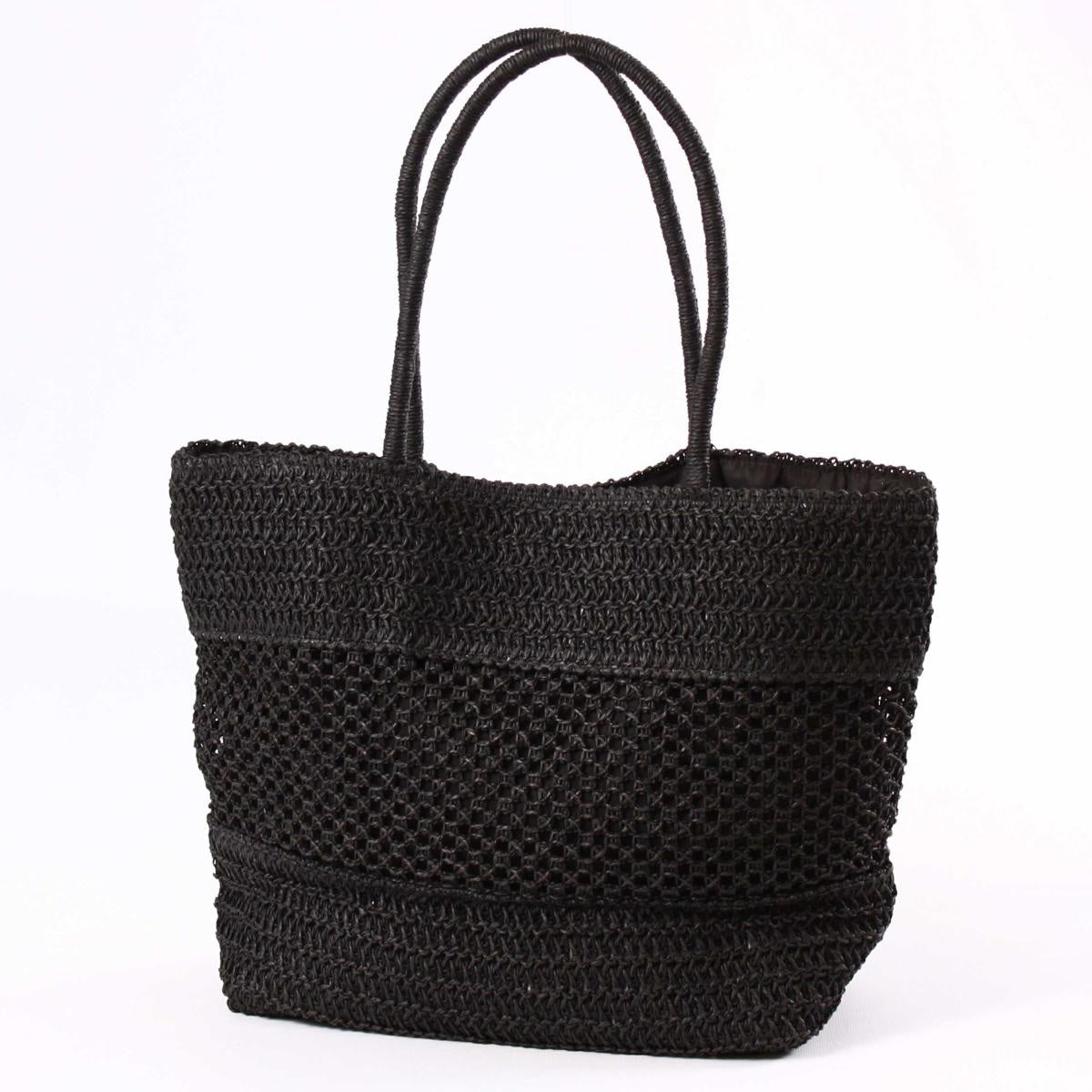 BORSA NERA 100% CELLULOSA TESSILE var.unica