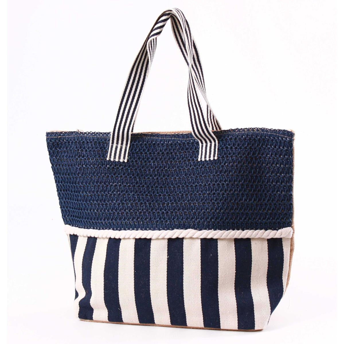 BORSA                   CELLULOSA TESSILE – JUTA  var.BLU - Milano 7 Arte e Design