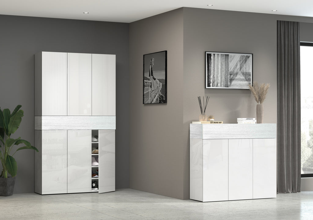 Armadio scarpiera SAVONA a 6 ante con 1 ribalta