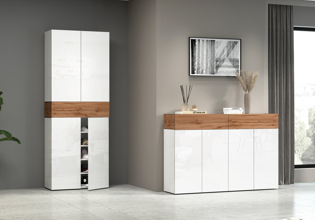 Scarpiera SAVONA con 4 ante e 2 ribalte - Milano 7 Arte e Design