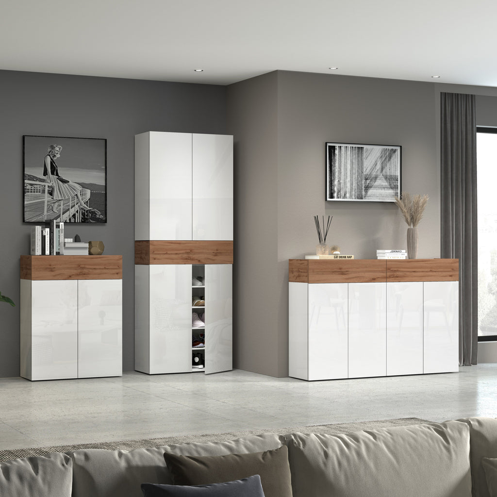 Scarpiera SAVONA con 4 ante e 2 ribalte - Milano 7 Arte e Design