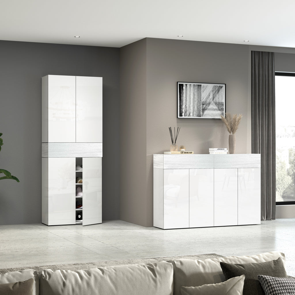 Armadio scarpiera SAVONA con 4 ante e 1 ribalta