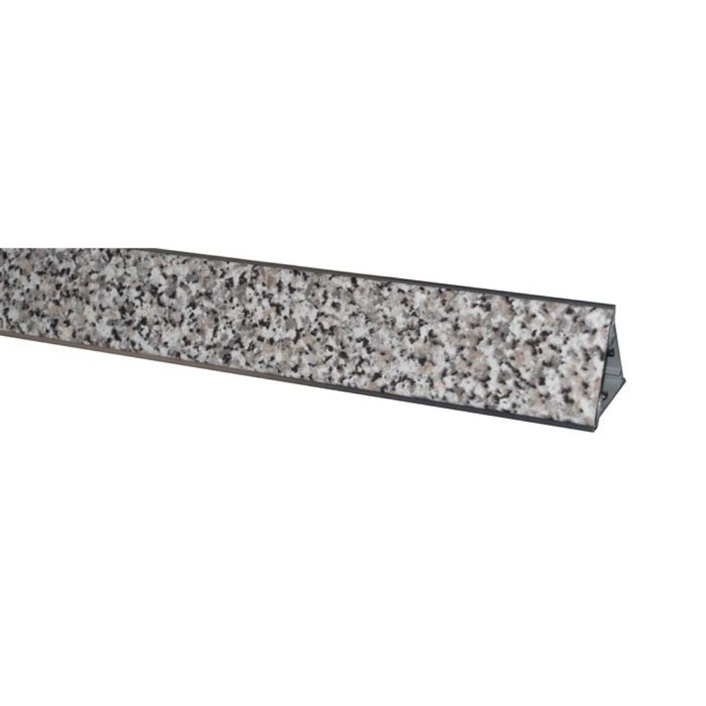 Alzatina triangolare in pvc rivestita in carta colore granito baveno