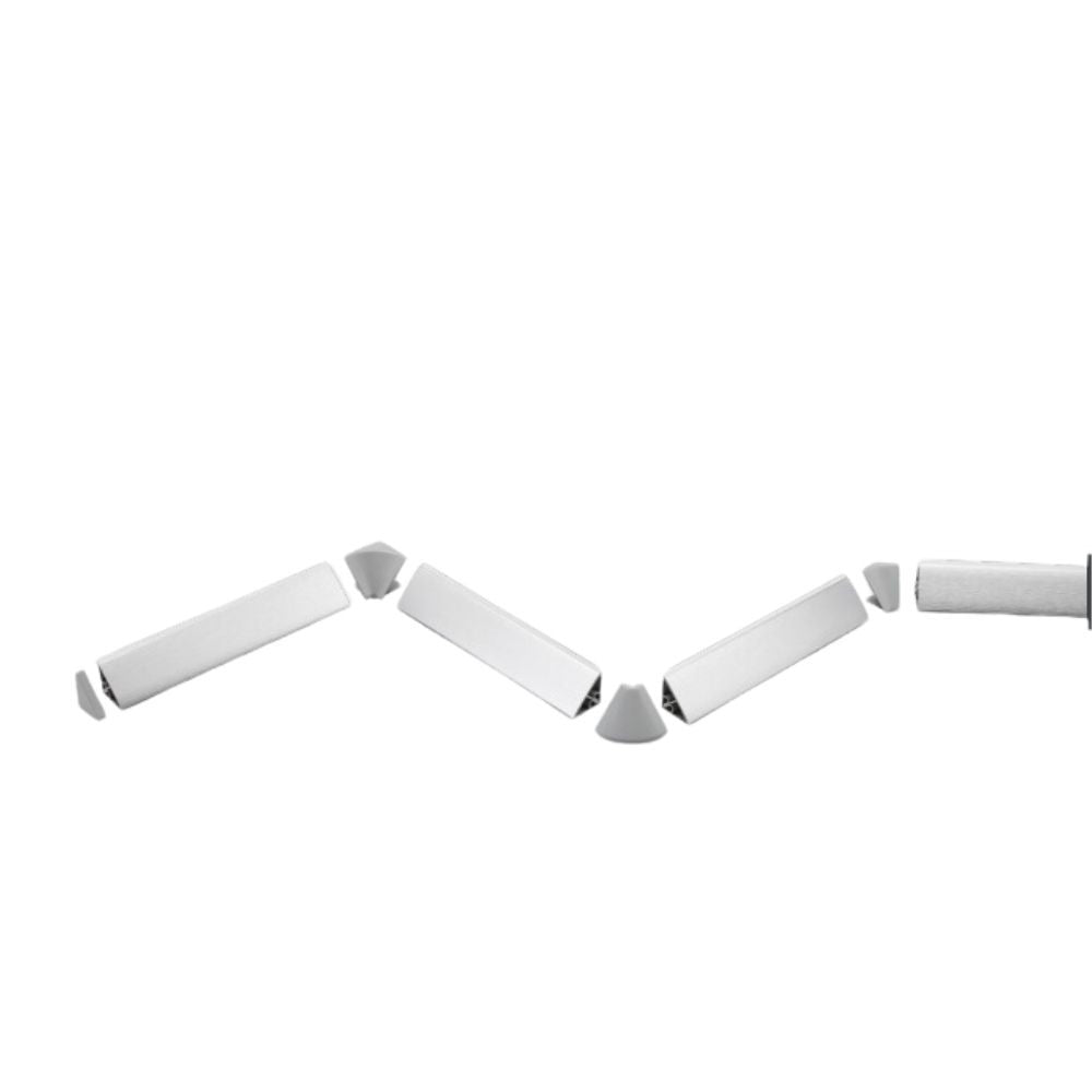 Angolare per zoccolo 90° R12 in ciliegio H 12 cm.