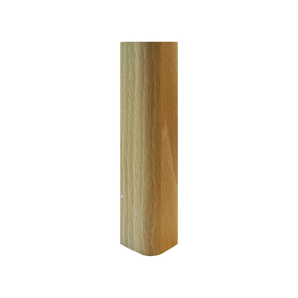Angolare per zoccolo 90° R12 in faggio H 15 cm.