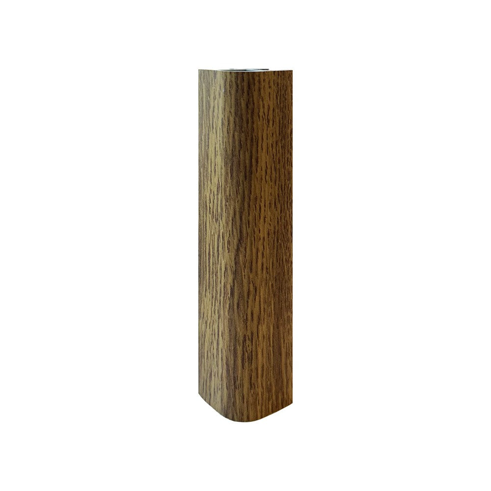 Angolare per zoccolo 90° R12 in rovere H 12 cm.