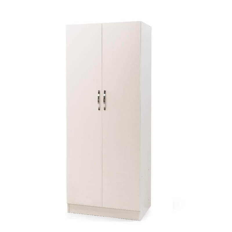 Armadio 180x60x90 2 ante bianco frassinato