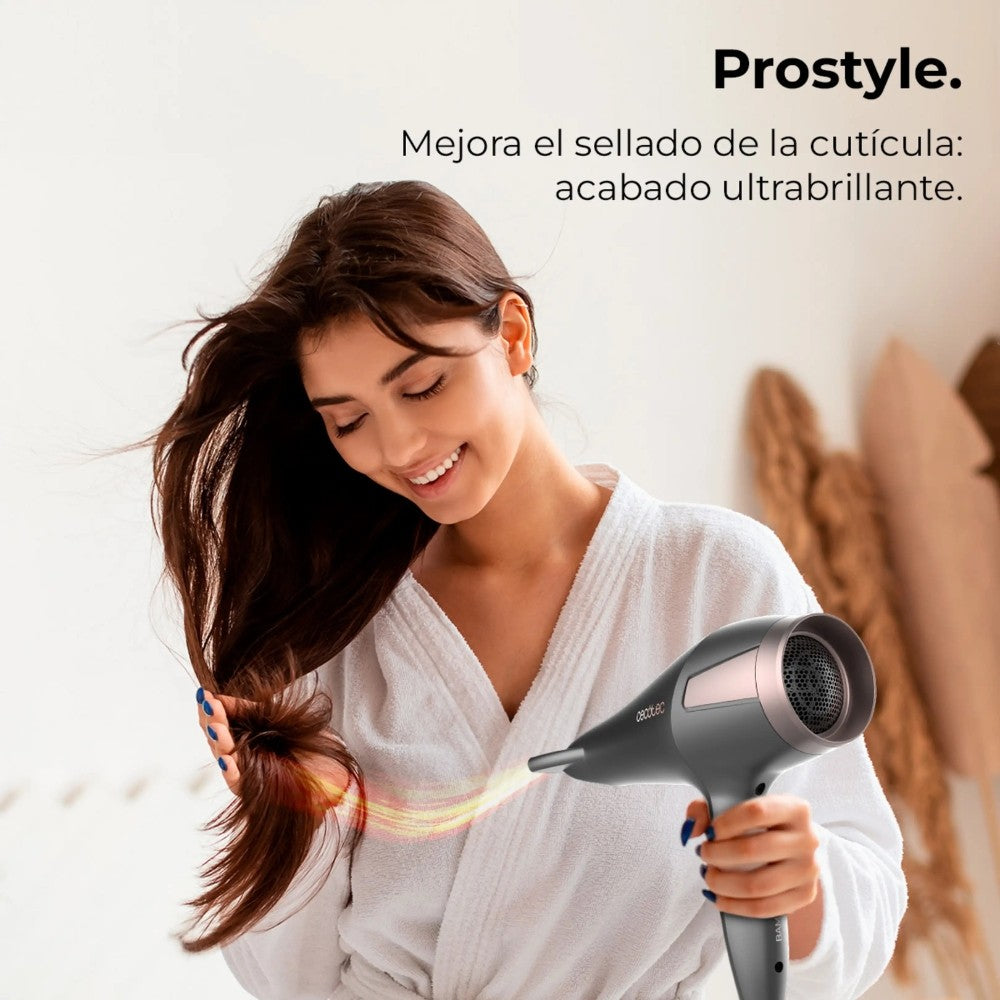 Asciugacapelli Cecotec IoniCare Radiance da 2500 W con tecnologia ioni con beccuccio concentratore e diffusore