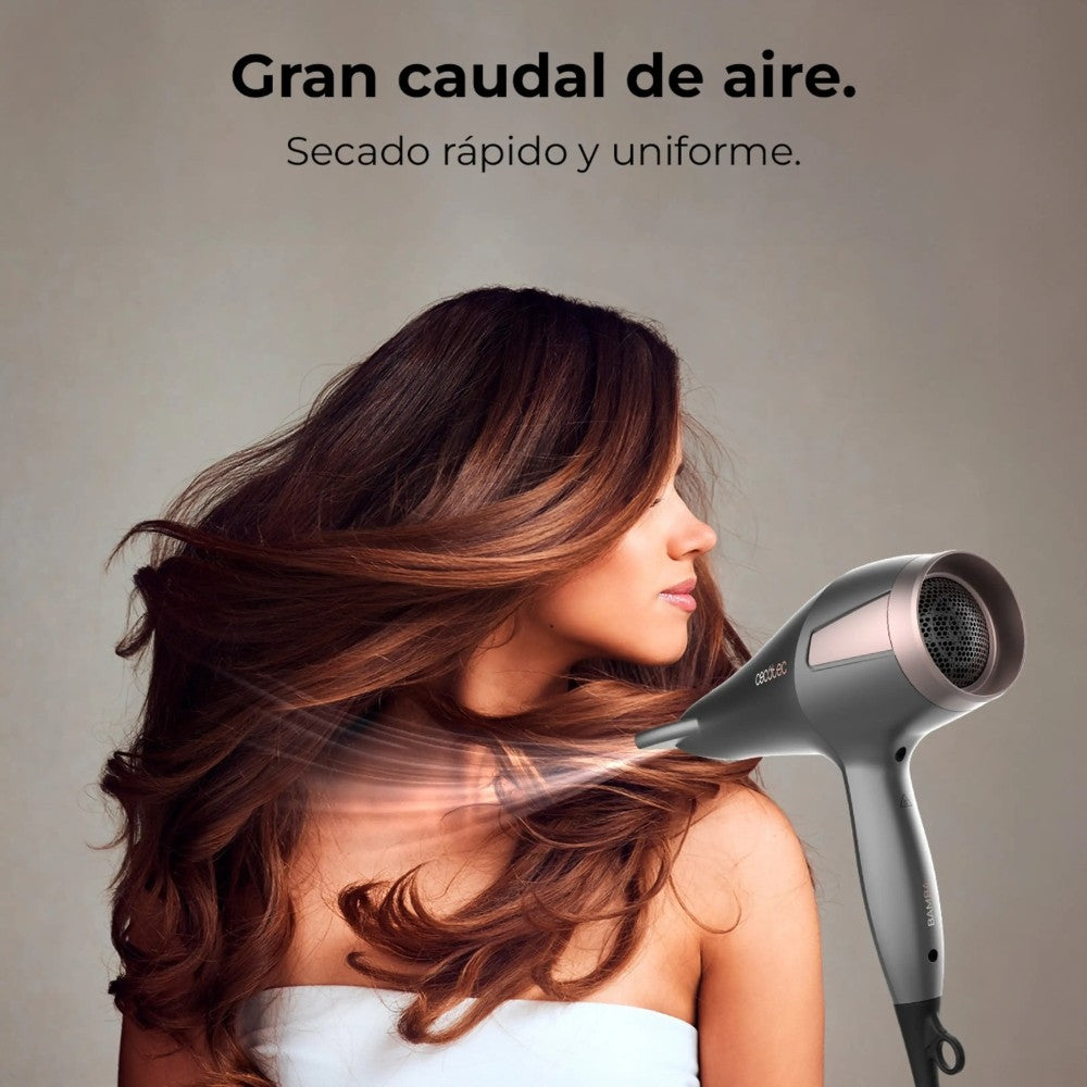 Asciugacapelli Cecotec IoniCare Radiance da 2500 W con tecnologia ioni con beccuccio concentratore e diffusore