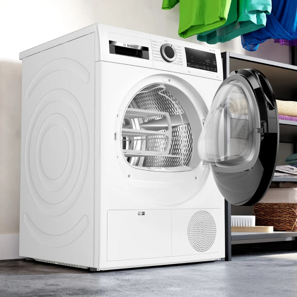 Asciugatrice Bosch WQG241000 9 kg A pompa di calore classe E bianco