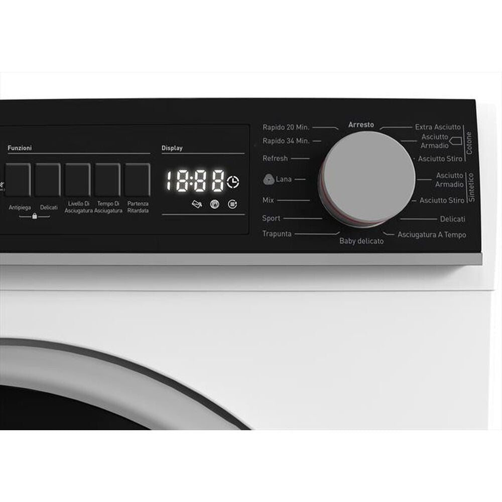 Asciugatrice Sharp KDNHB0S7GWD 10 kg con pompa di calore bianco classe D