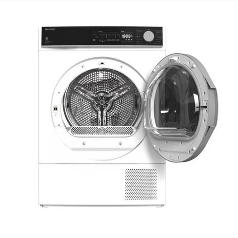 Asciugatrice Sharp KDNHB0S7GWD 10 kg con pompa di calore bianco classe D