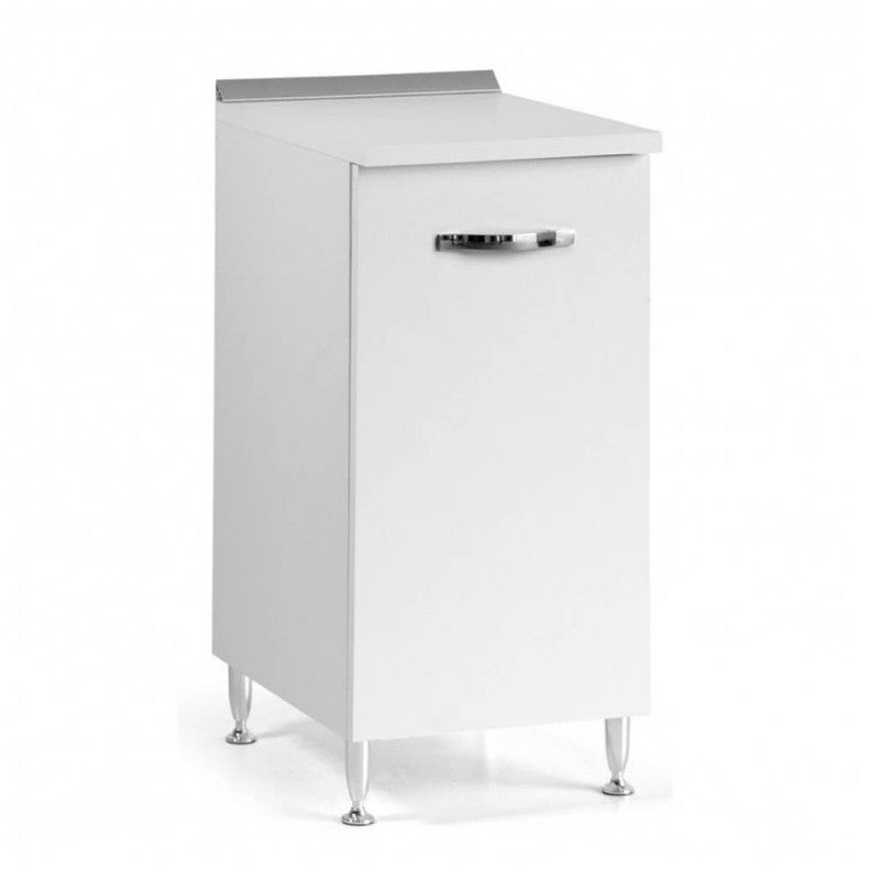 Base cucina con anta 40x50x85H bianco frassinato