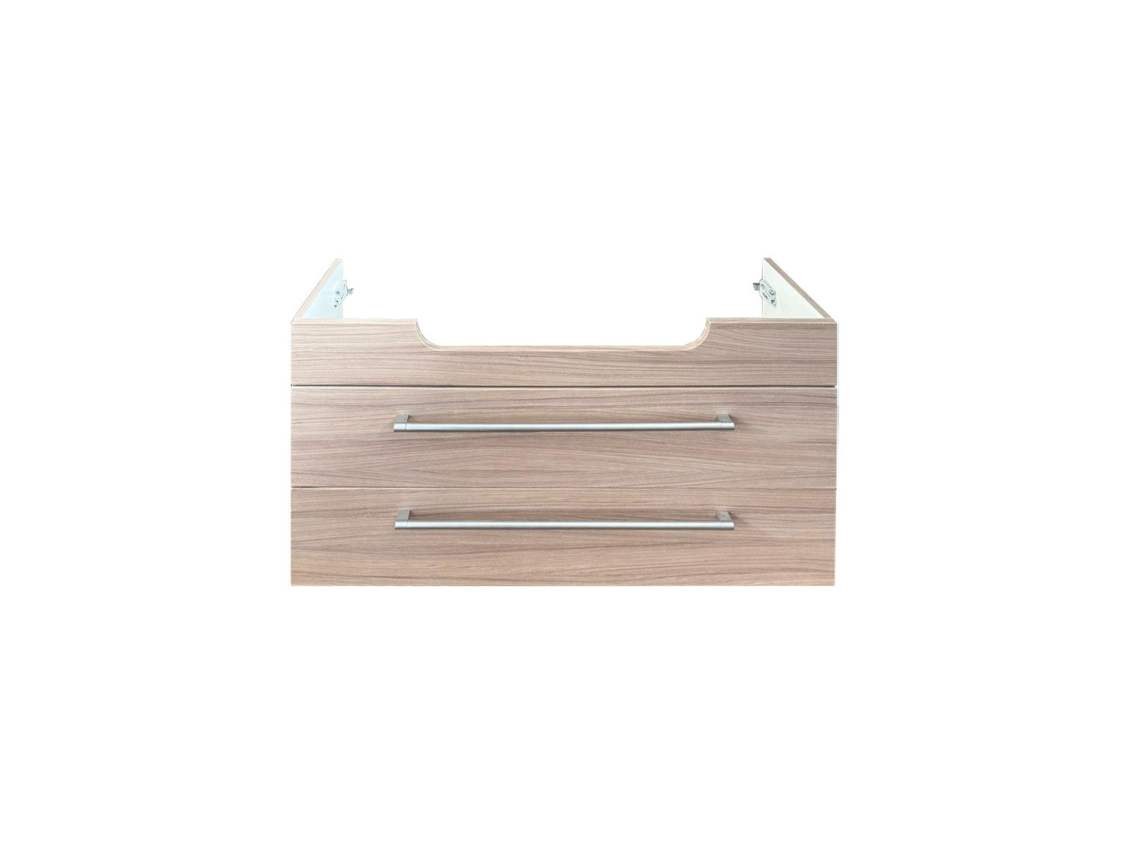 Base mobile Amanda con 2 cassetti in palissandro larice